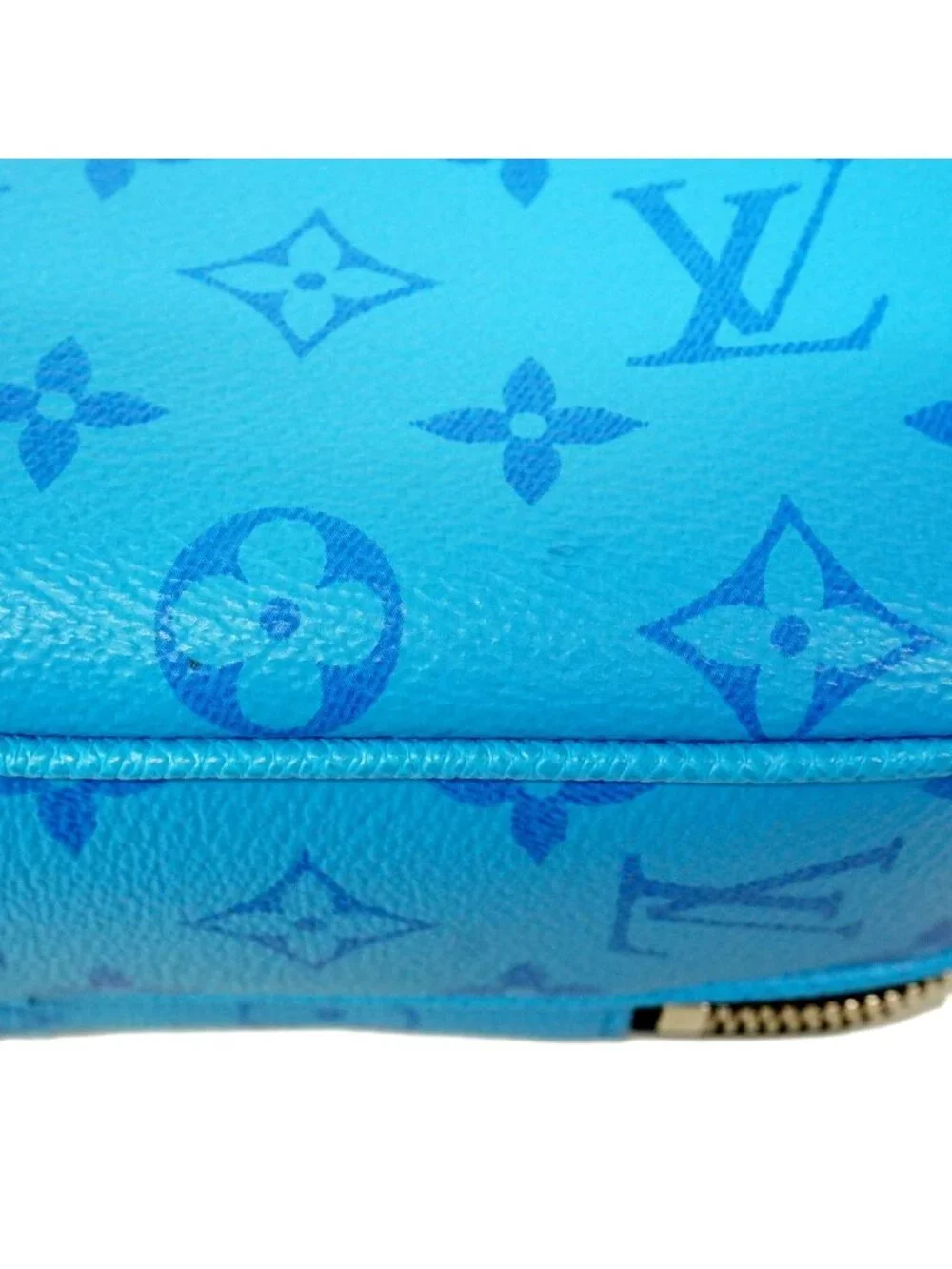 Louis Vuitton Shoulder Bag Taigarama Blue